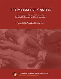 «The measure of progress.  How human rights should inform the SDGs indicators»