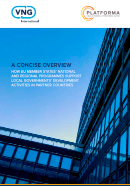 «A concise overview.  How EU members states´national and regional programmes support local governments´development activities in partner countries»