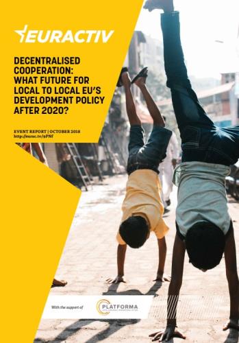 “Decentralised Cooperation: What Future for Local to Local EU’s Development Policy after 2020?”
