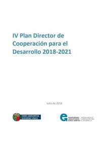 «IV Plan Director de Cooperación para el Desarrollo 2018-2021»