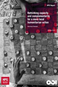 «Rethinking Capacity and Complementarity for a More Local Humanitarian Action»