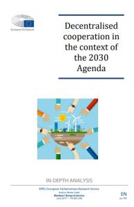 «Decentralised cooperation in the context of the 2030 Agenda»